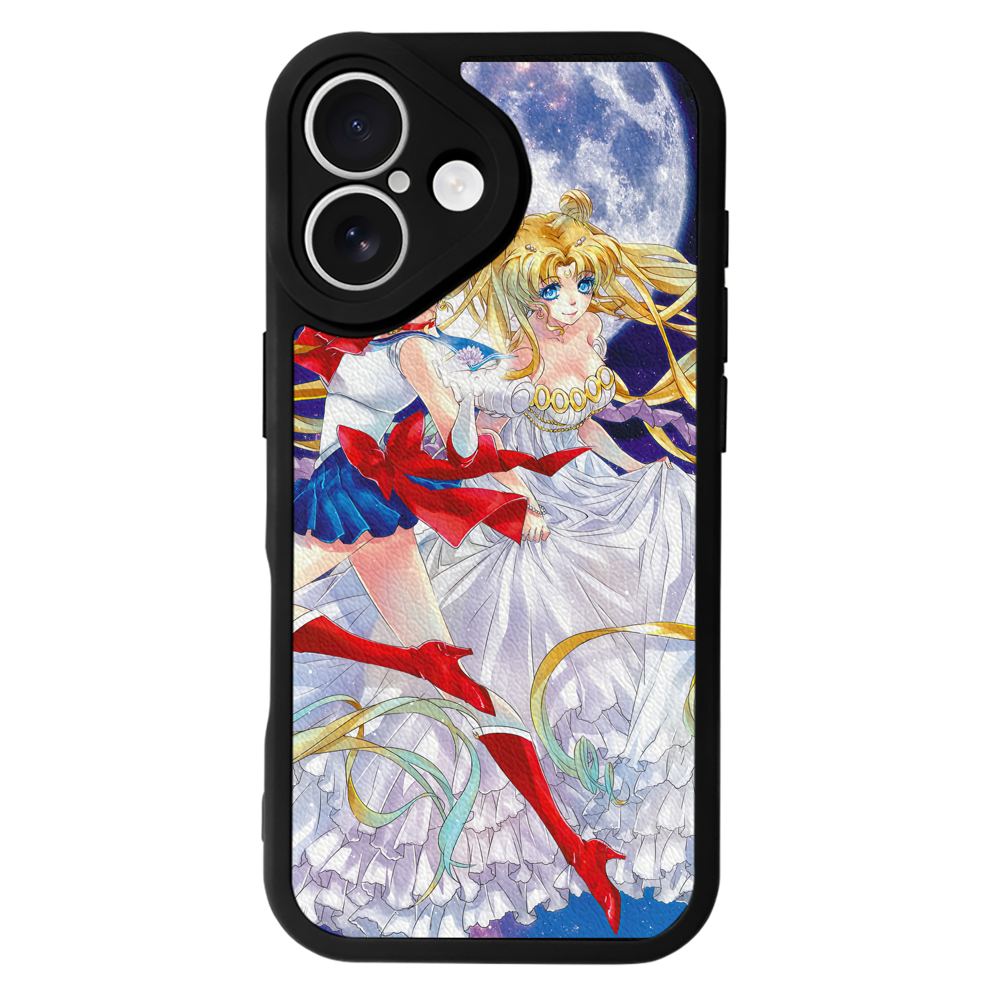 （画像用） 美少女戦士セーラームーン Sailor Moon 【iPhone 16シリーズ対応】シリコンスマホケース（レザー調） 材質：シリコン
